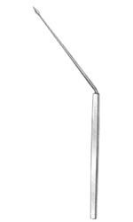 Politzer Ear Knife, Angular Shaft, 6 1/2" (16.5 Cm)